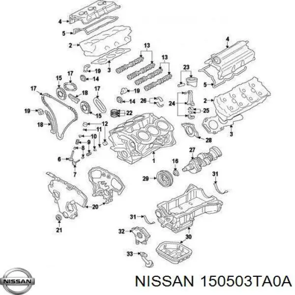 Купить 150503TA0A Nissan/Infiniti Фильтр центробежный очистки масла