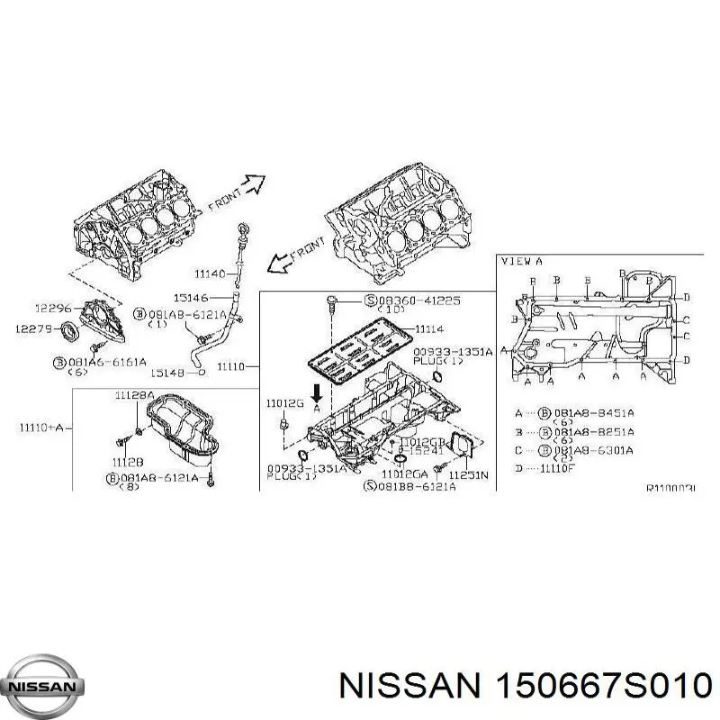 150667S010 Nissan 