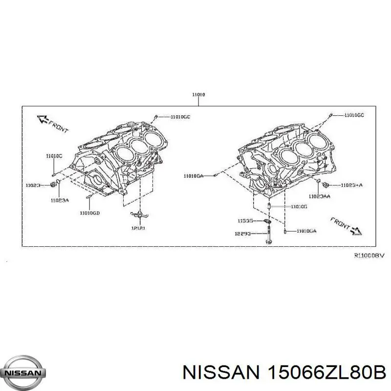 Прокладка масляного насоса 15066ZL80B Nissan/Infiniti