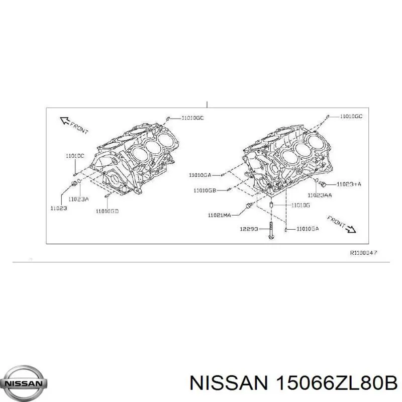 Прокладка масляного насосу 15066ZL80B Nissan/Infiniti