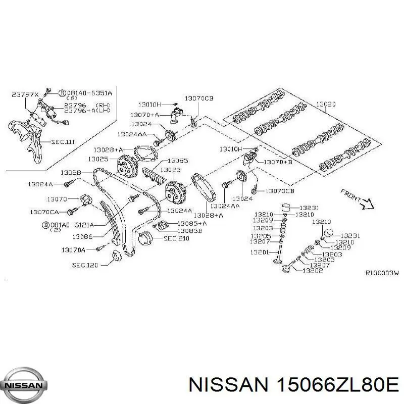 15066ZL80E Nissan/Infiniti 