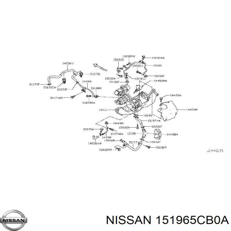  151965CB0A Nissan