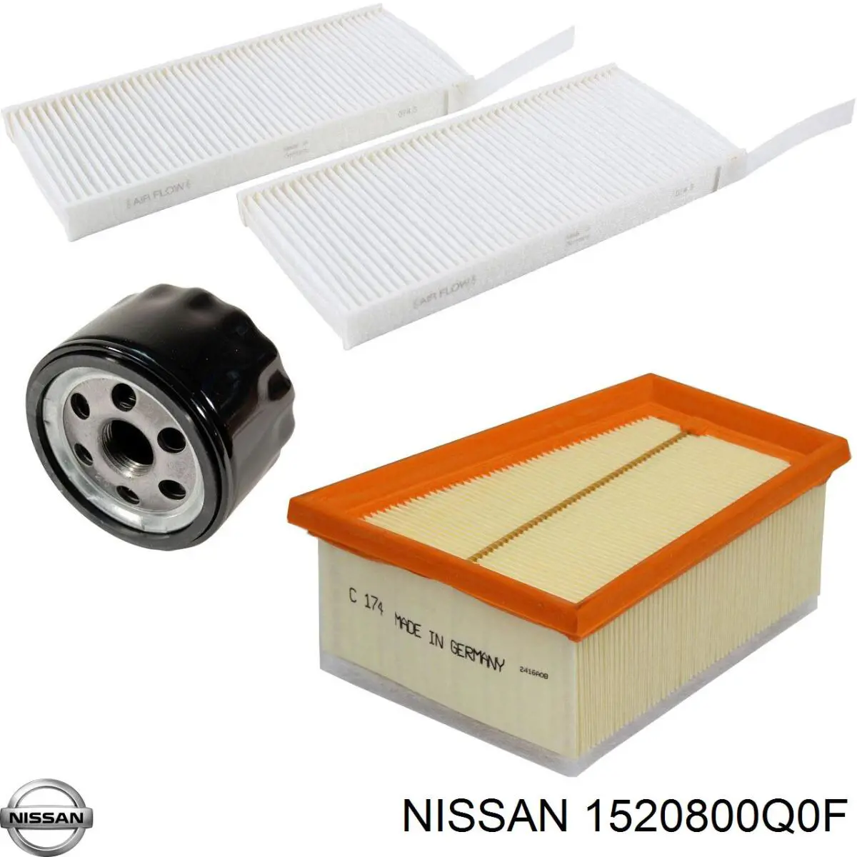 Фильтр масла Nissan/Infiniti 1520800Q0F