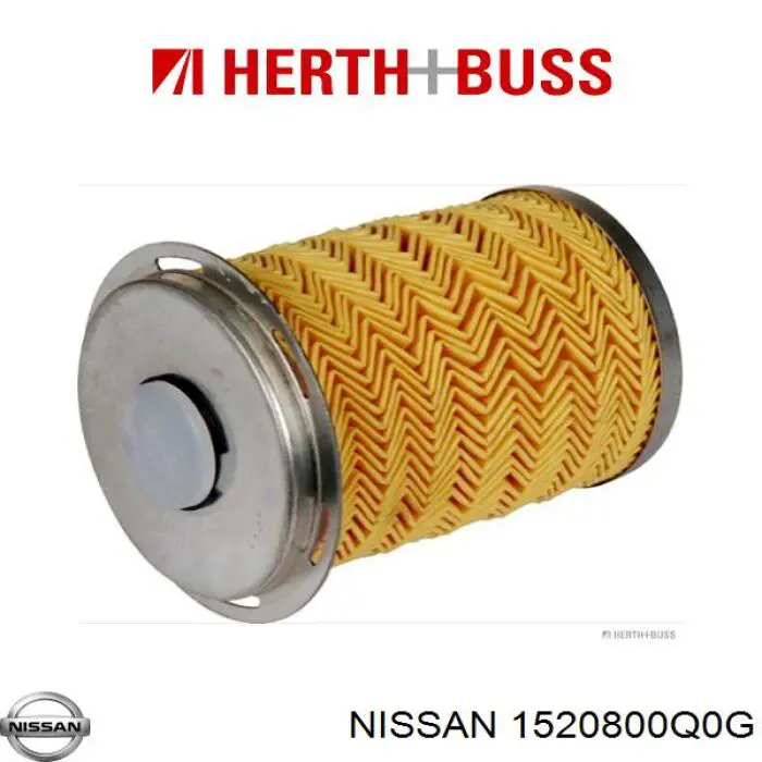1520800Q0G Nissan/Infiniti Масляный фильтр двигателя