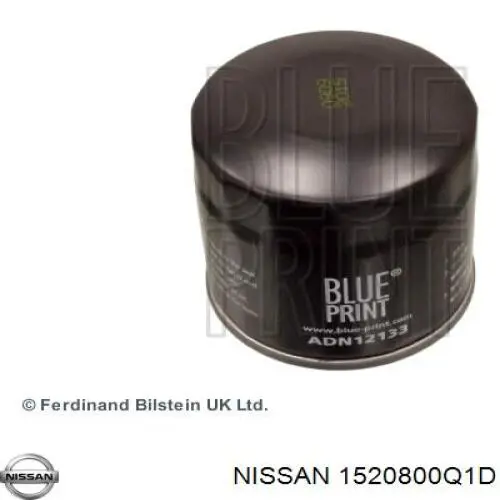 Купить 1520800Q1D Nissan/Infiniti Фильтр центробежный очистки масла
