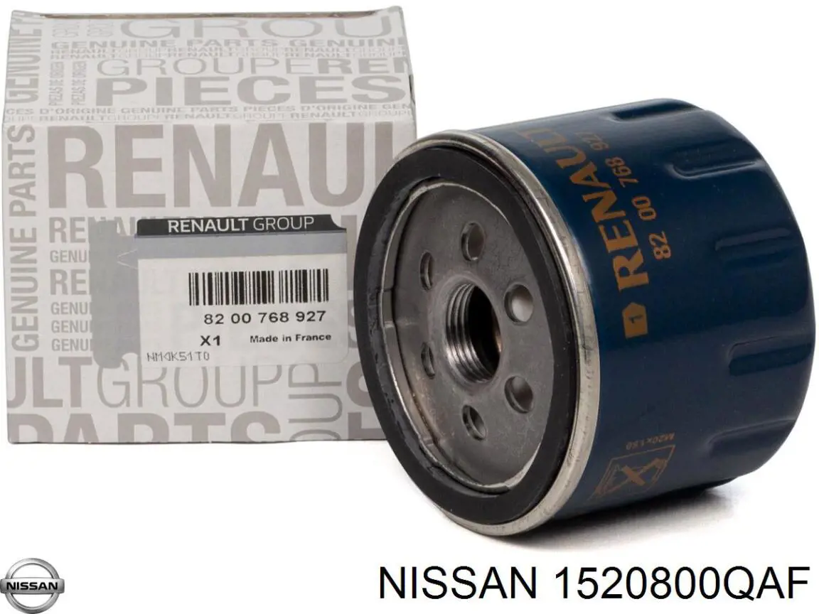 1520800QAF Nissan масляный фильтр