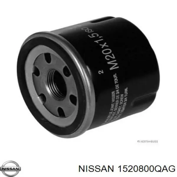 Фильтр очистки масла центробежный Nissan/Infiniti 1520800QAG цена, от 4.23 USD