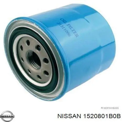 1520801B0B Nissan масляный фильтр