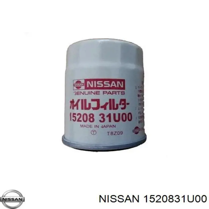 Filtro de óleo 1520831U00 Nissan/Infiniti