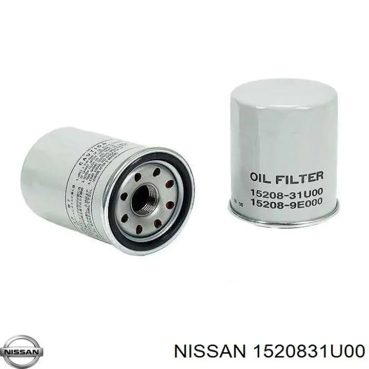 Filtro de óleo 1520831U00 Nissan/Infiniti