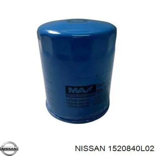 Filtro de aceite 1520840L02 Nissan