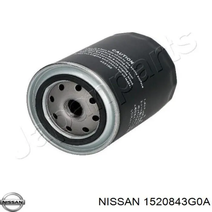 Filtro de aceite 1520843G0A Nissan/Infiniti