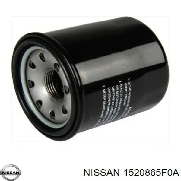 1520865F0A Nissan масляный фильтр