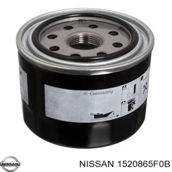 Filtro de óleo 1520865F0B Nissan/Infiniti