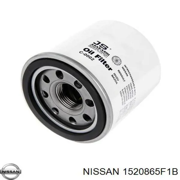 Compre 1520865F1B Nissan/Infiniti Filtro de óleo