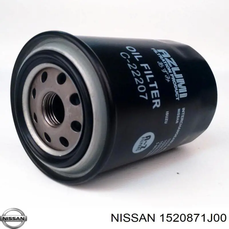 Filtro de aceite 1520871J00 Nissan