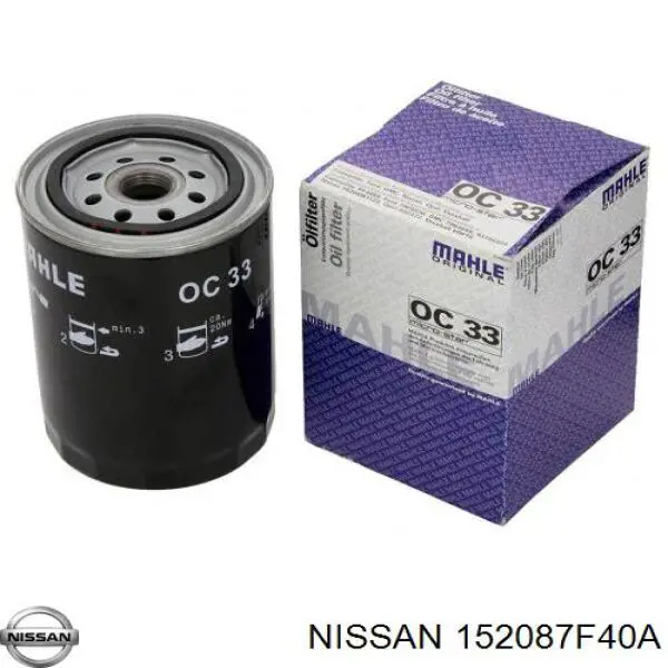 152087F40A Nissan масляный фильтр