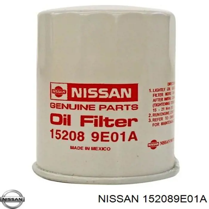 Купить 152089E01A Nissan/Infiniti Фильтр центробежный очистки масла