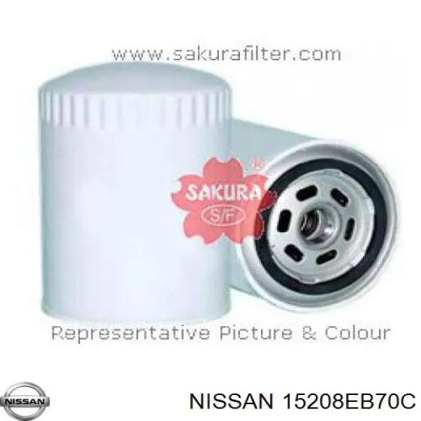 15208EB70C Nissan/Infiniti Масляный фильтр двигателя