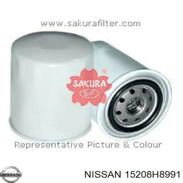 Filtro de aceite 15208H8991 Nissan