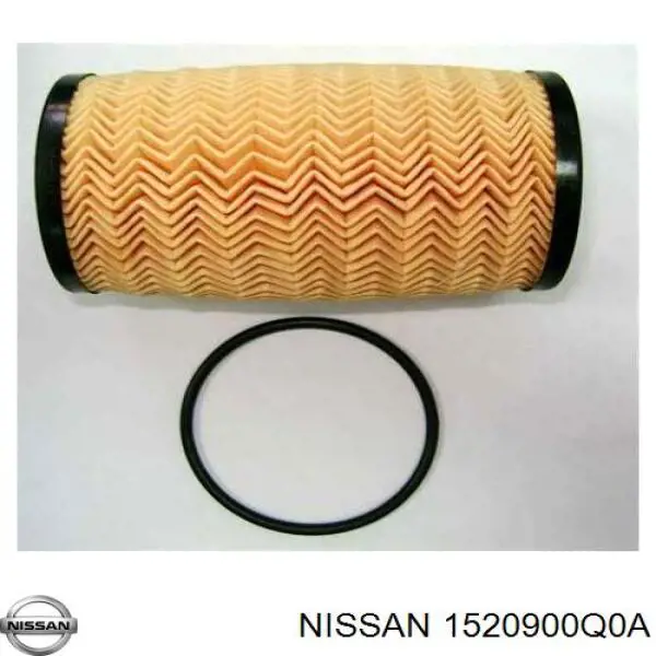 Filtro de aceite 1520900Q0A Nissan