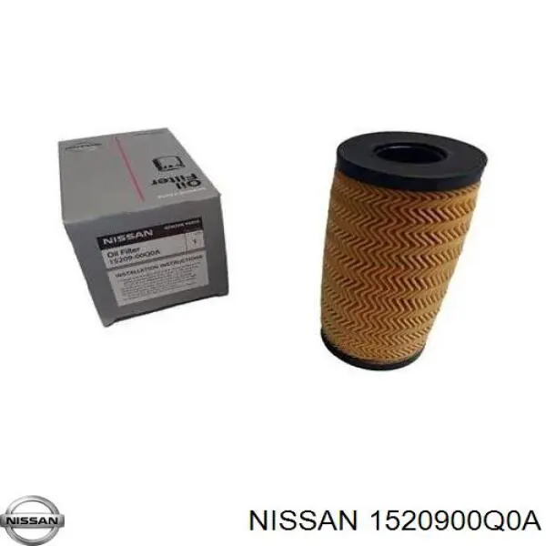 Масляный фильтр 1520900Q0A Nissan/Infiniti