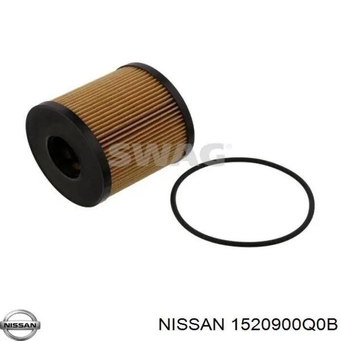 Фільтр масляний 1520900Q0B Nissan