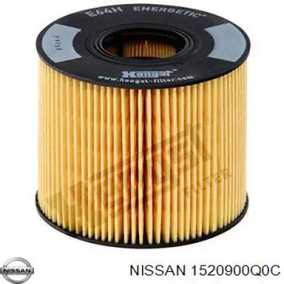 1520900Q0C Nissan масляный фильтр