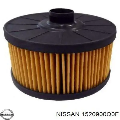 1520900Q0F Nissan filtro de óleo