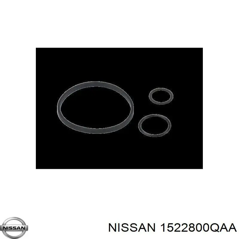 1522800QAA Nissan прокладка адаптера масляного фильтра