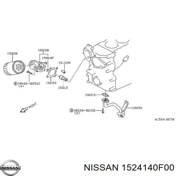  1524140F00 Nissan