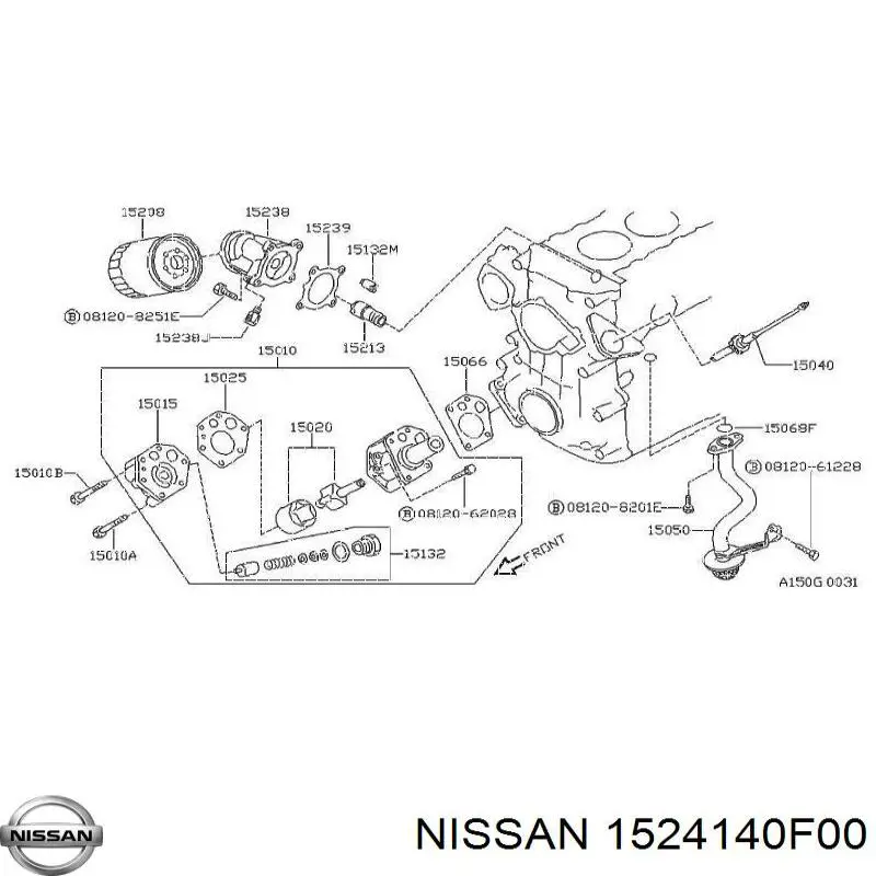 Nissan/Infiniti 1524140F00 цена, от 12.67 USD