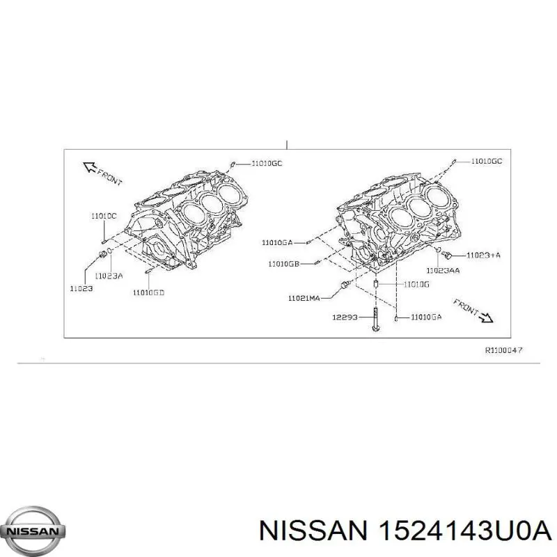 Купить 1524143U0A Nissan/Infiniti Клапан регулировки давления масла