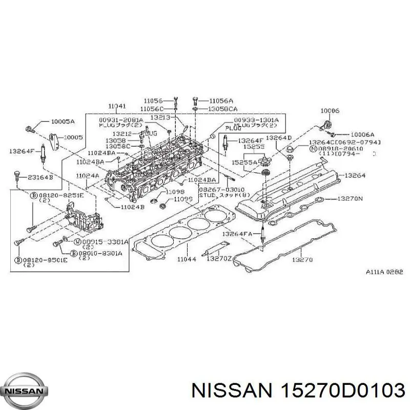  15270D0103 Nissan