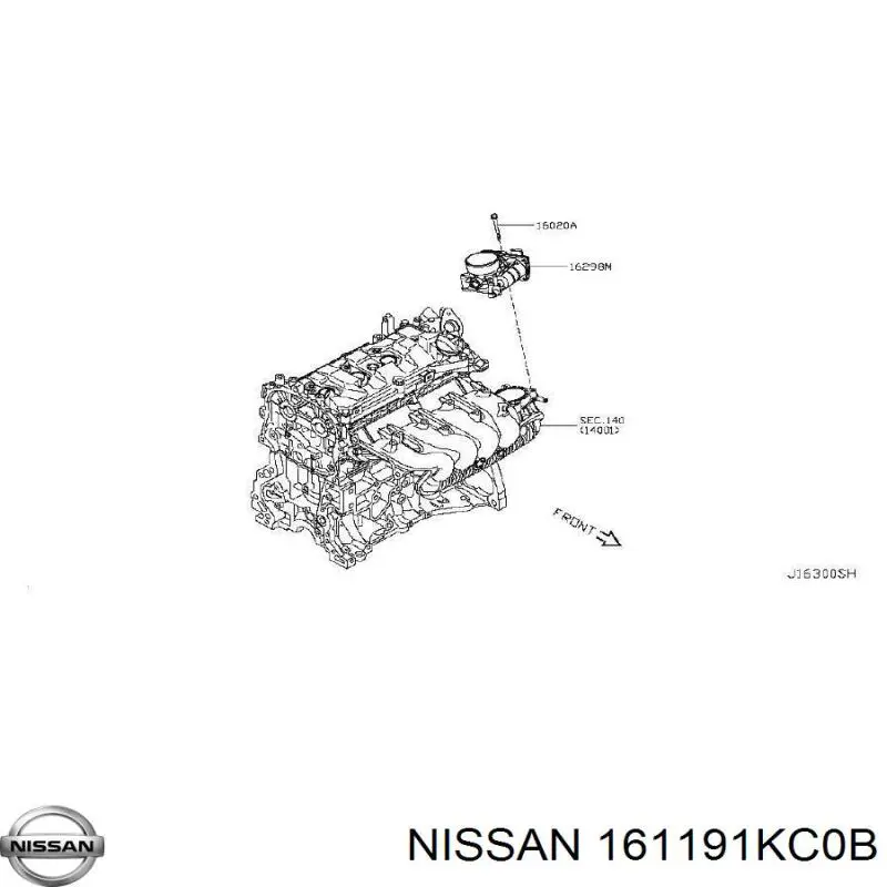  161191KC0B Nissan