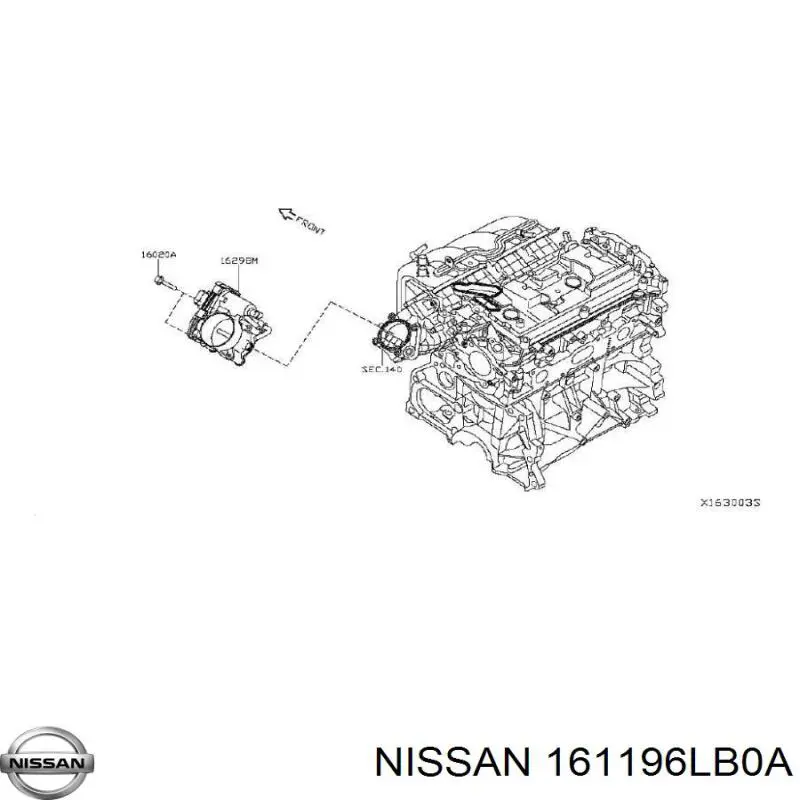  161196LB0A Nissan