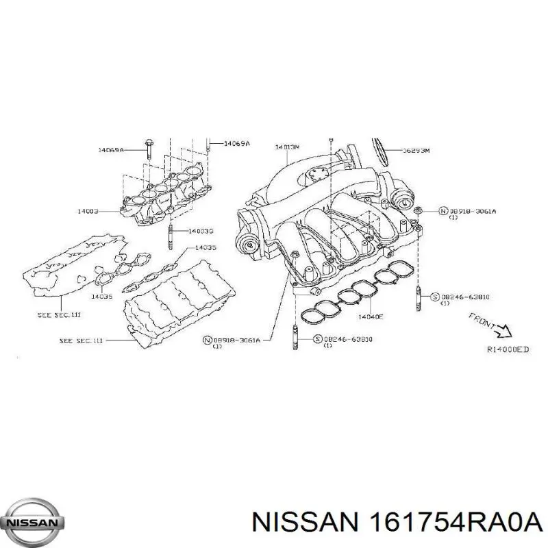 161754RA0A Nissan 