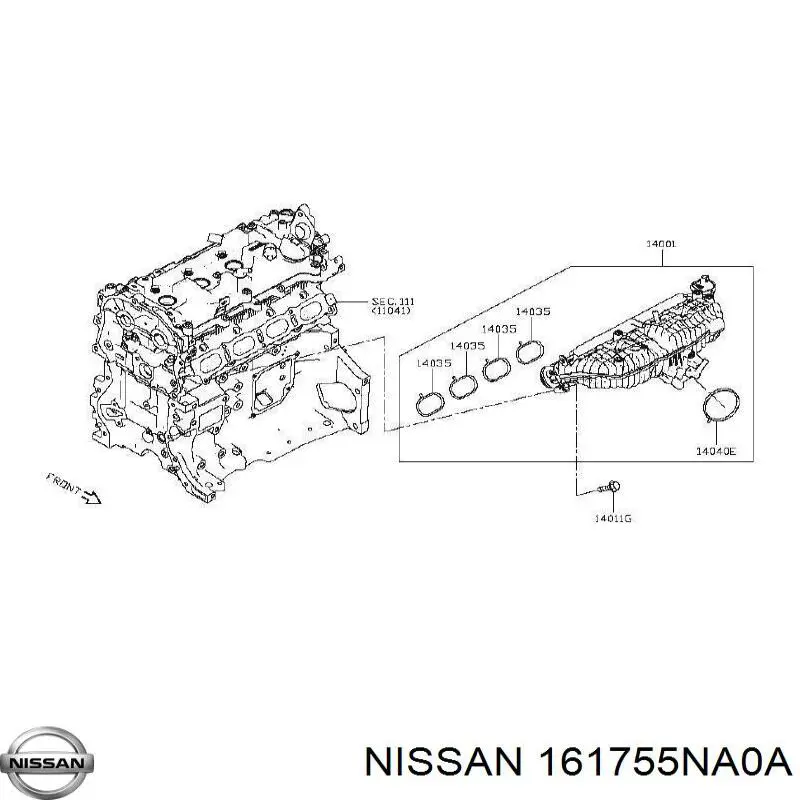  161755NA0A Nissan