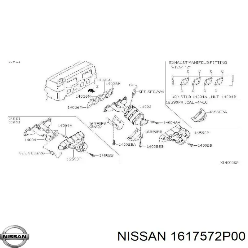  1617572P00 Nissan