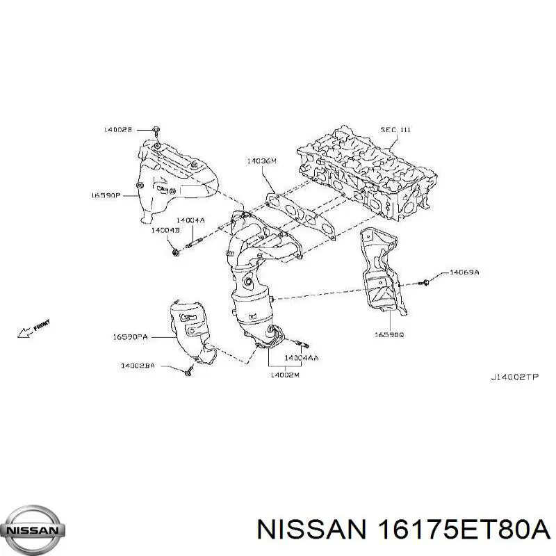  16175ET80A Nissan