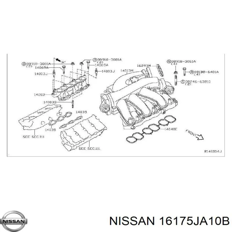 16175JA10B Nissan