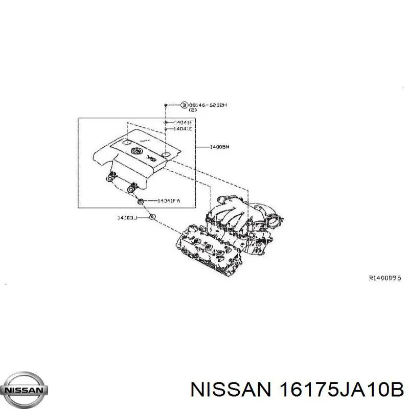 Прокладка дроссельной заслонки Nissan/Infiniti 16175JA10A цена, от 15.42 USD