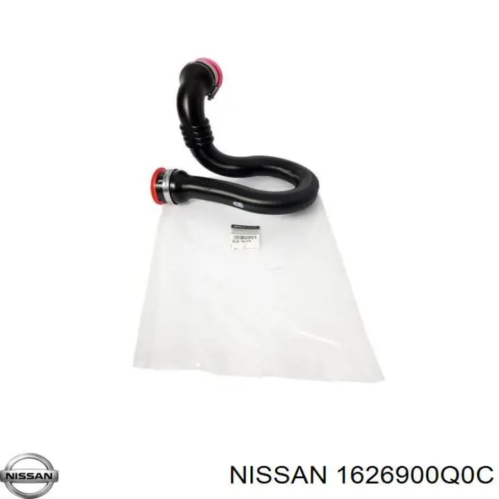 Патрубок воздушный, выход из турбины/компрессора (наддув) Nissan/Infiniti 1626900Q0C цена, от 70.51 USD