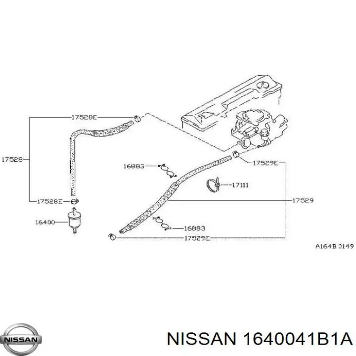 Фильтр тонкой очистки топлива Nissan/Infiniti 1640041B1A цена, от 4.37 USD