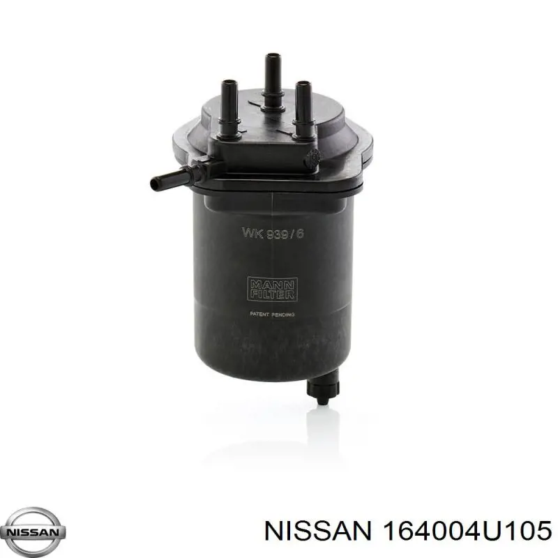 Купить 164004U105 Nissan/Infiniti Фильтр-отстойник топлива грубой очистки