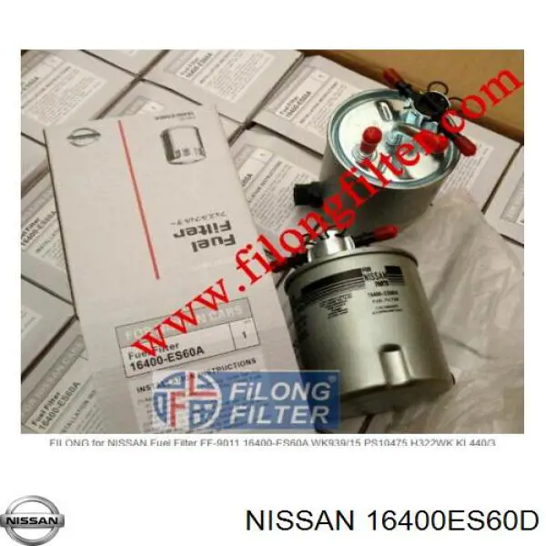 Фильтр тонкой очистки топлива Nissan/Infiniti 16400ES60D цена, от 17.74 USD