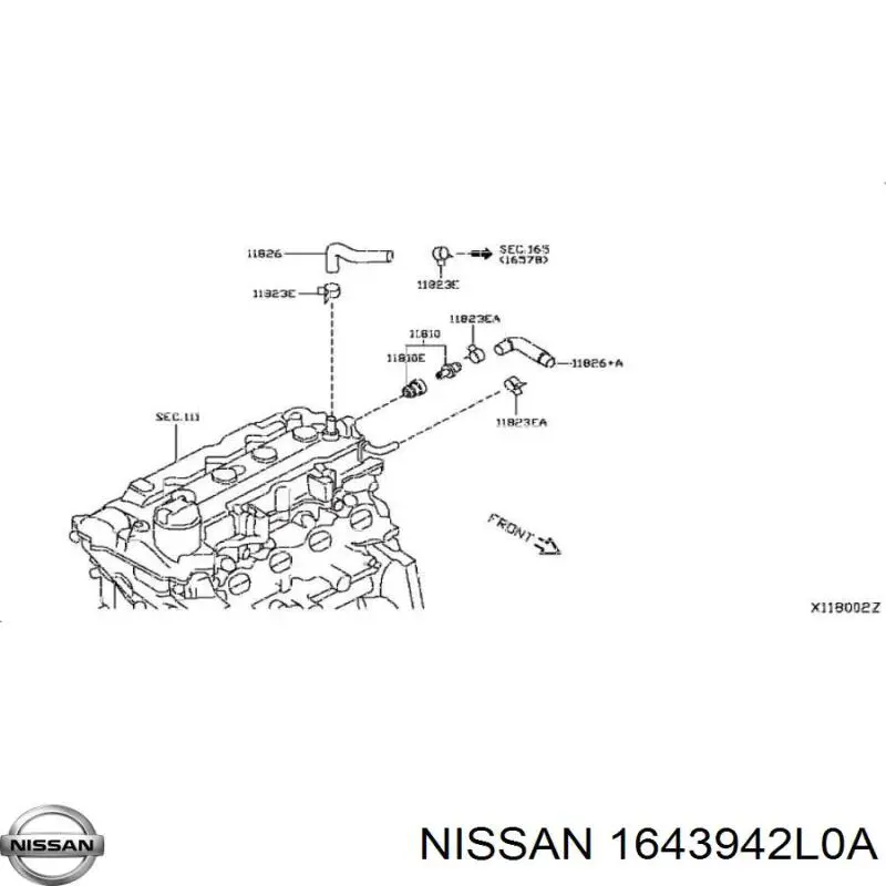  Nissan/Infiniti 1643942L0A цена, от 3.80 USD