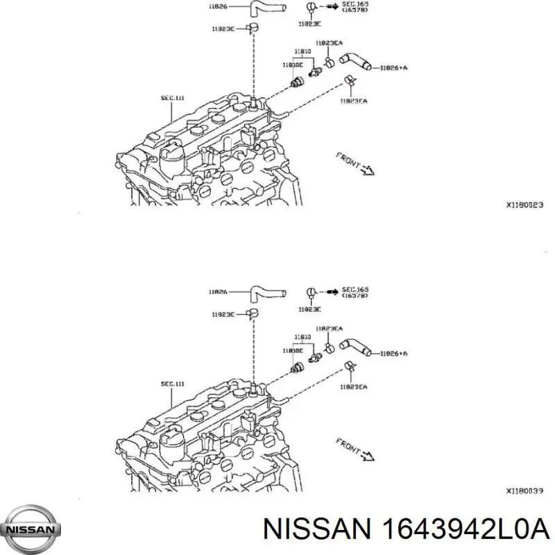 1643942L0A Nissan 