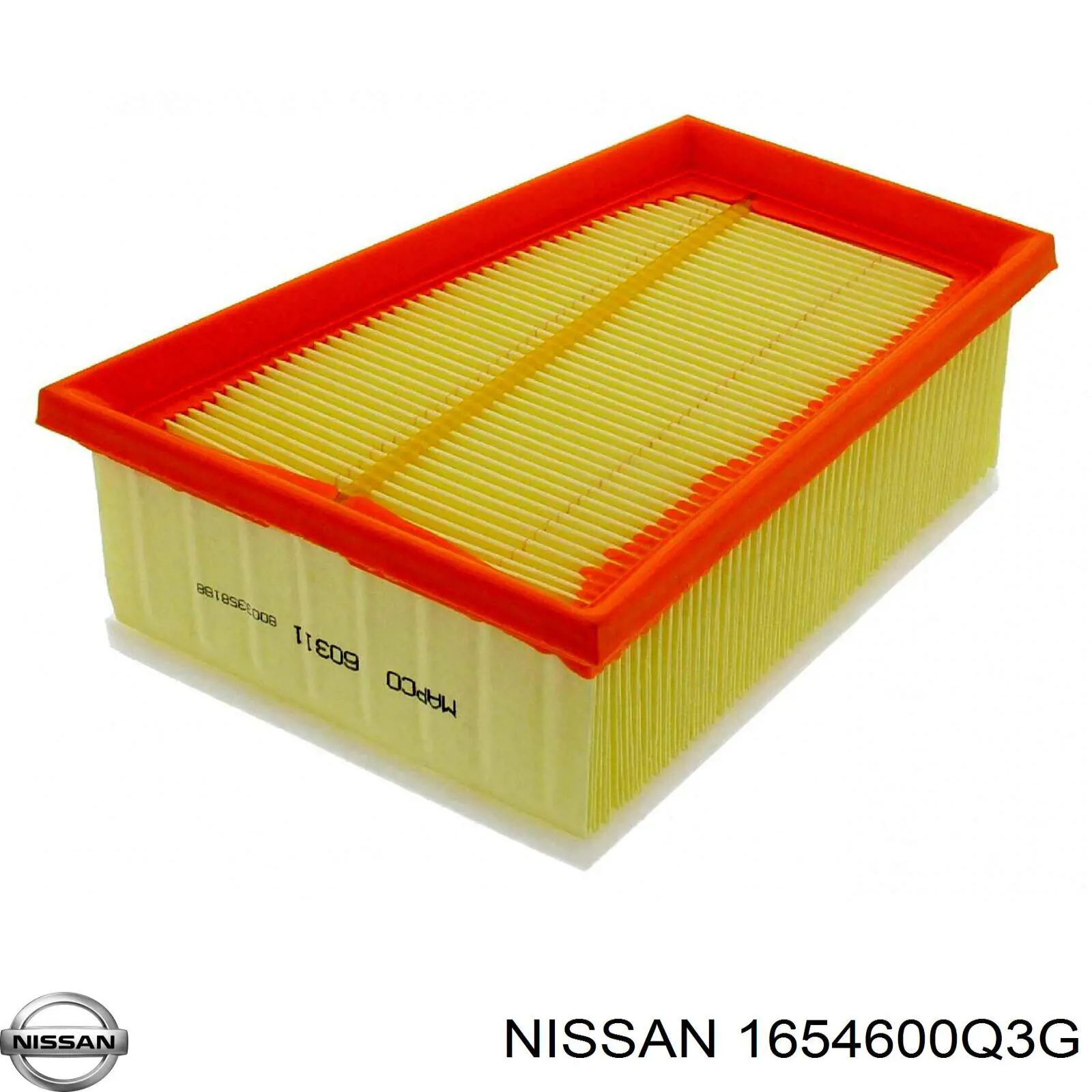 1654600Q3G Nissan воздушный фильтр