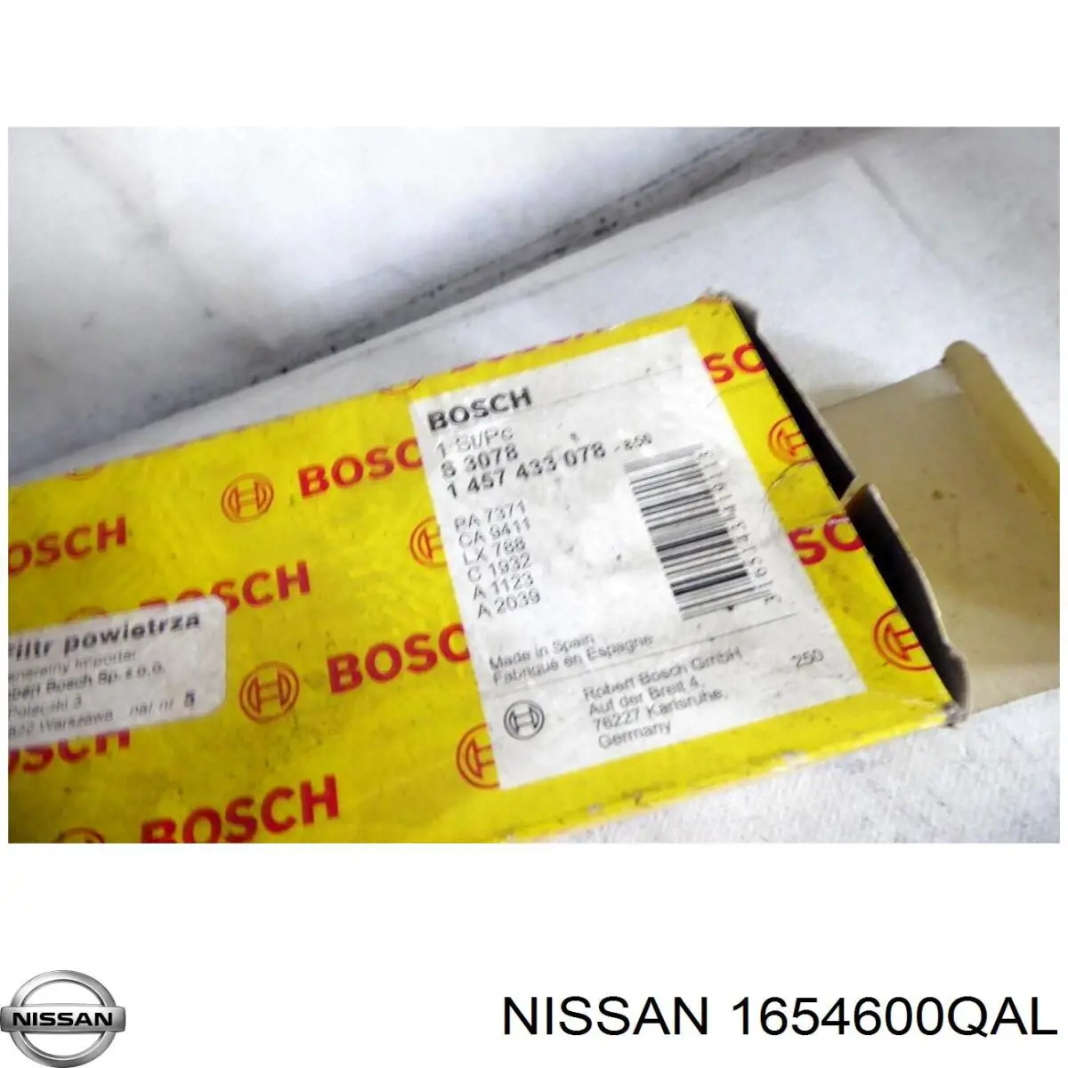 Купить 1654600QAL Nissan/Infiniti Автомобильный фильтр воздуха